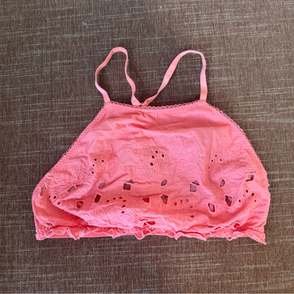 Intimately by free people size medium m coral bra top